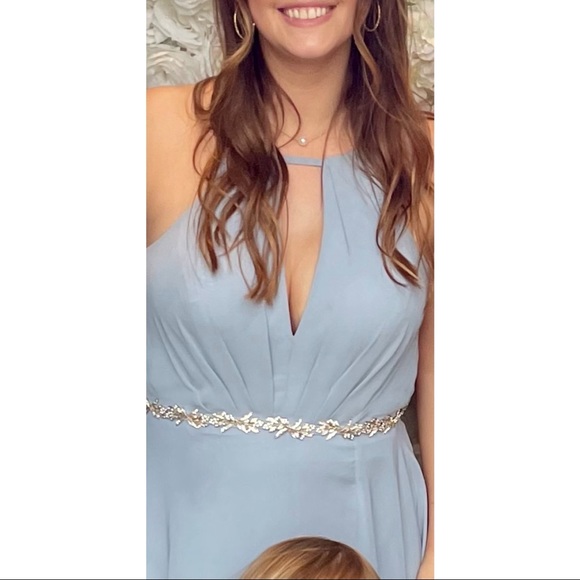 Azazie Evalleen - Chiffon - Dress Dusty blue - Picture 3 of 7